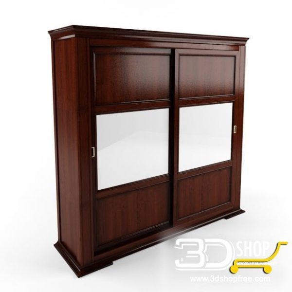 307-3d Models-Classic-Wardrobe & Display Cabinets