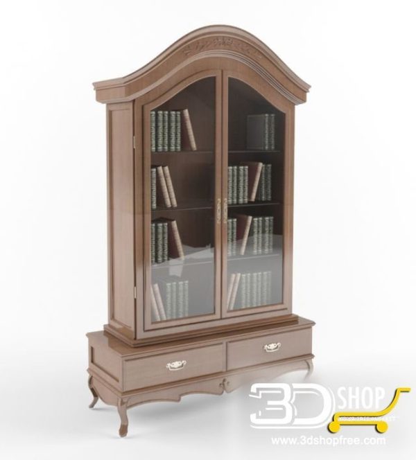 312-3d Models-Classic-Wardrobe & Display Cabinets