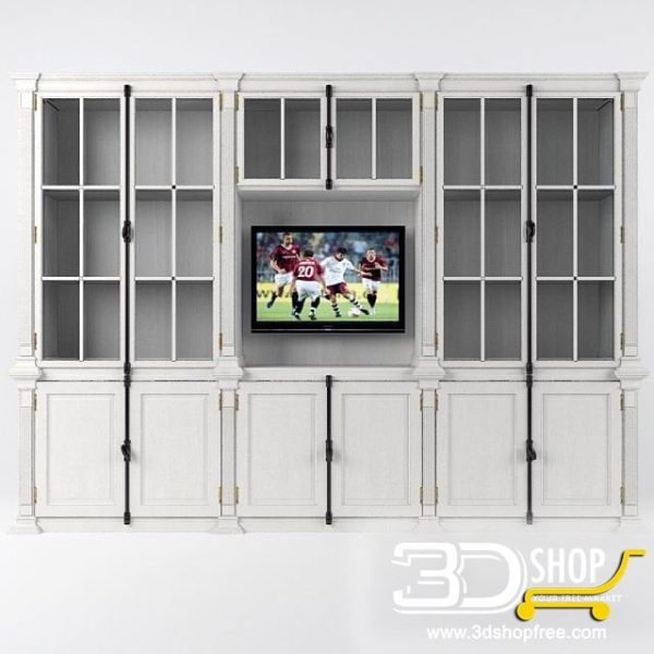 314-3d Models-Classic-Wardrobe & Display Cabinets