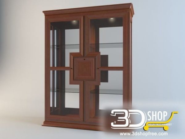 334-3d Models-Classic-Wardrobe & Display Cabinets