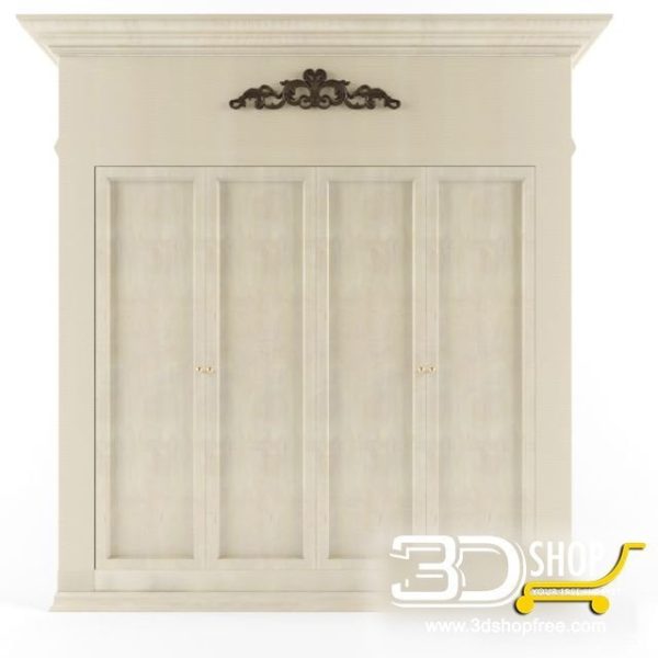 335-3d Models-Classic-Wardrobe & Display Cabinets