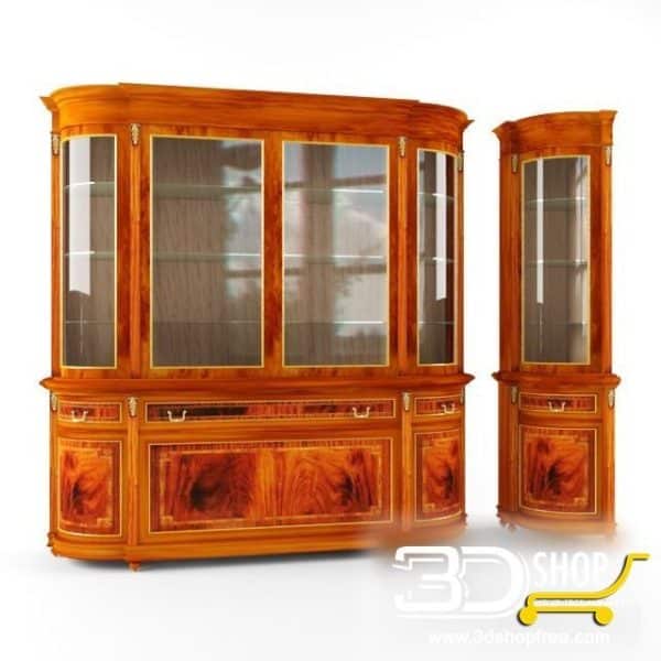 336-3d Models-Classic-Wardrobe & Display Cabinets