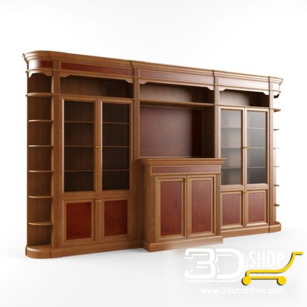 338-3d Models-Classic-Wardrobe & Display Cabinets