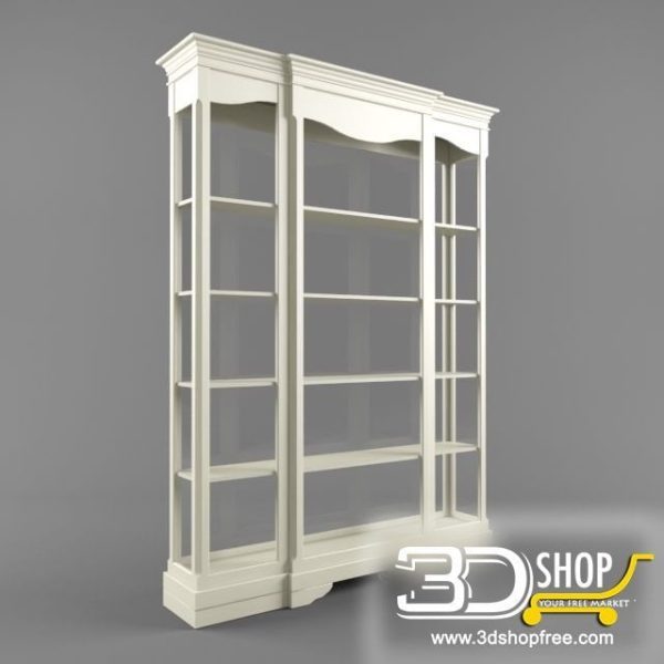 340-3d Models-Classic-Wardrobe & Display Cabinets