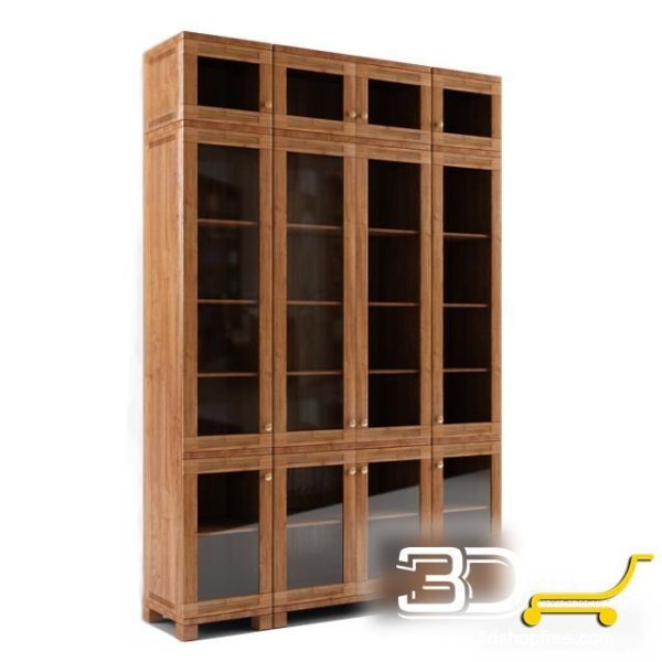 345-3d Models-Classic-Wardrobe & Display Cabinets