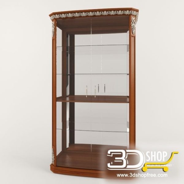 364-3d Models-Classic-Wardrobe & Display Cabinets