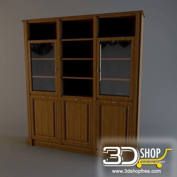 370-3d Models-Classic-Wardrobe & Display Cabinets