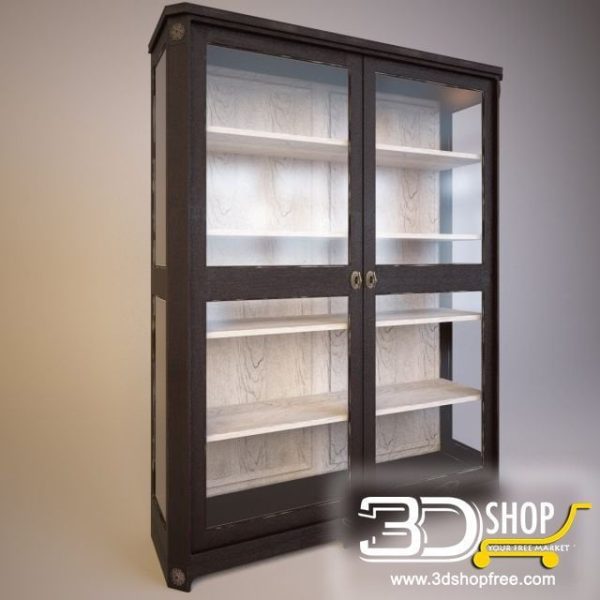 391-3d Models-Classic-Wardrobe & Display Cabinets