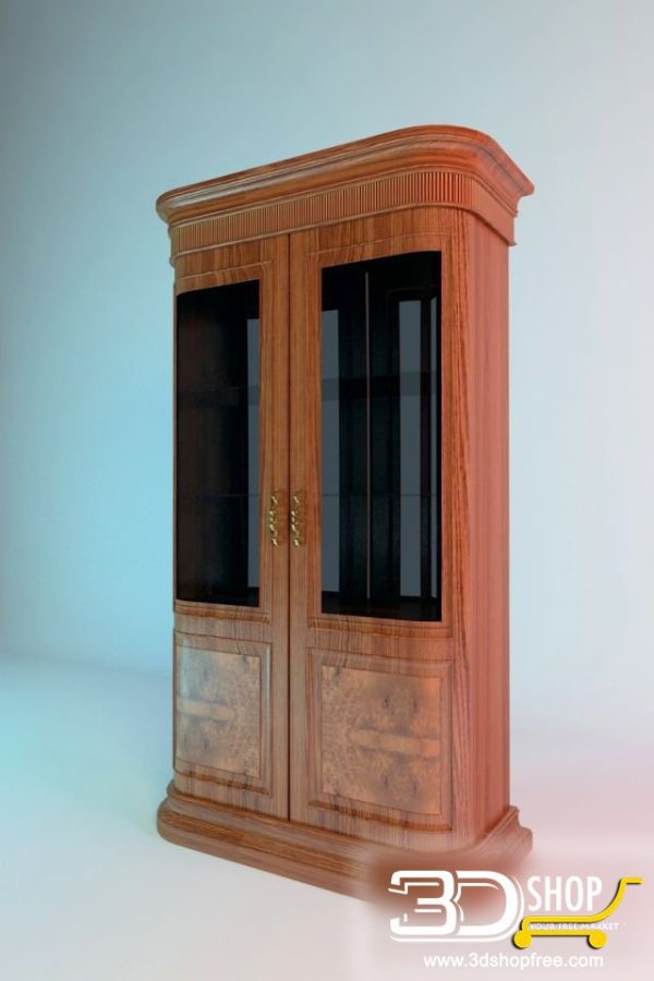 419-3d Models-Classic-Wardrobe & Display Cabinets