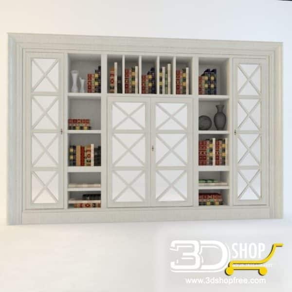 420-3d Models-Classic-Wardrobe & Display Cabinets