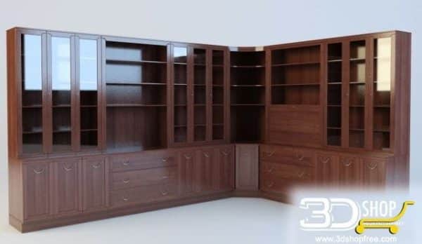 425-3d Models-Classic-Wardrobe & Display Cabinets