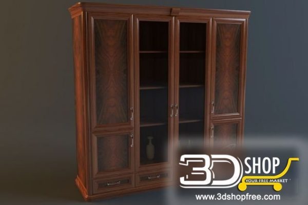 426-3d Models-Classic-Wardrobe & Display Cabinets