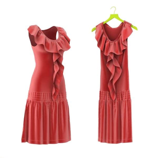 Dress 3d Model 001