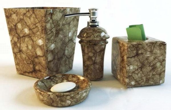 Bathroom Accessories 3d Model 002