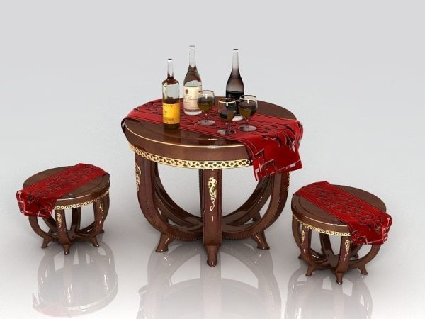 002-3d Models-Tables & Chairs