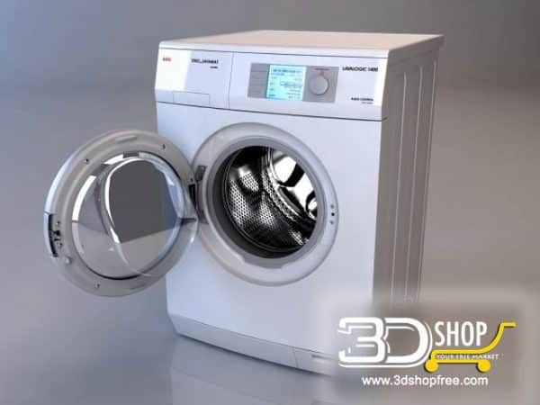 002-3d Models-Technology-Household Appliance-Washing Machine