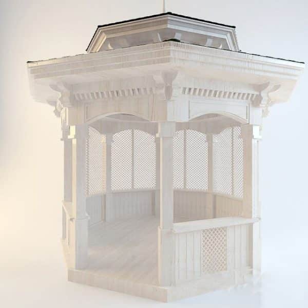 003-3d Models-Arch.Elements-Pergola