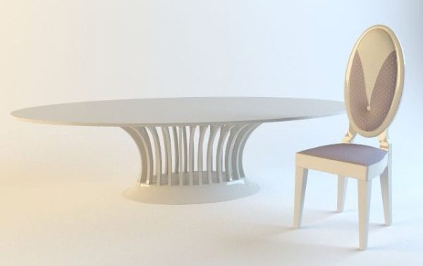 003-3d Models-Tables & Chairs