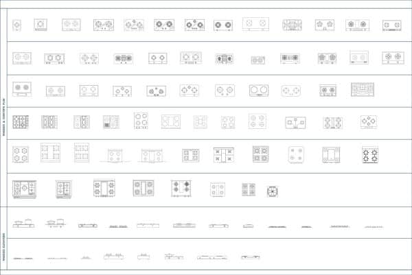 003-Kitchen-Cad-Blocks-Cookers