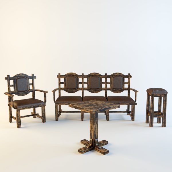 004-3d Models-Tables & Chairs