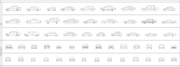 004-Vehicles-Cad-Blocks-Cars-Elevation