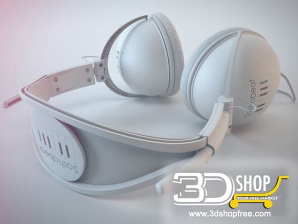 005-3d Models-Technology-Household Appliance-Headphones