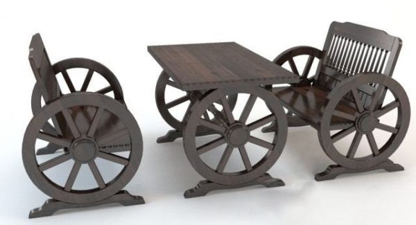 006-3d Models-Tables & Chairs