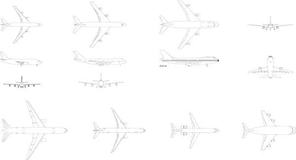 006-Vehicles-Cad-Blocks-Commercial-Aeroplanes