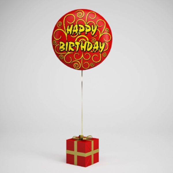 008-3d Models-Party Supplies-Helium Balloon