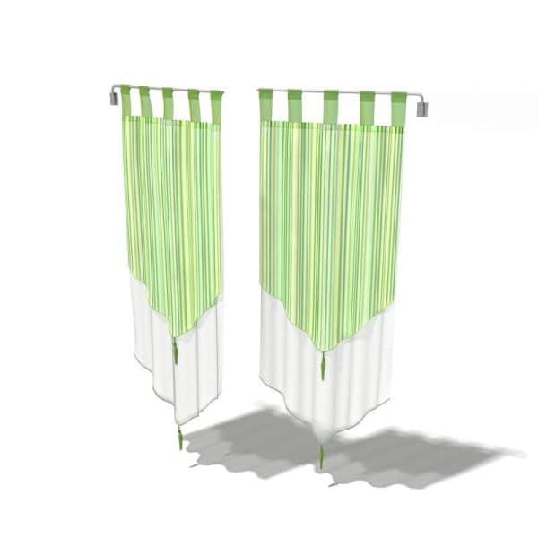 009-3d Models-Curtains
