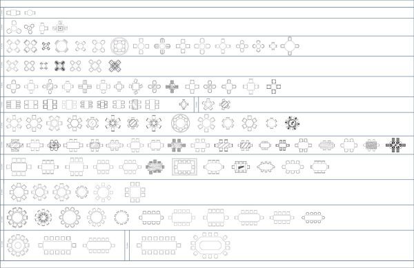 010-Furniture-Cad-Blocks-Tables-Plan