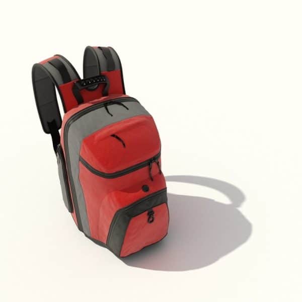 014-3d Models-Suitcases & Bags-Back Bag