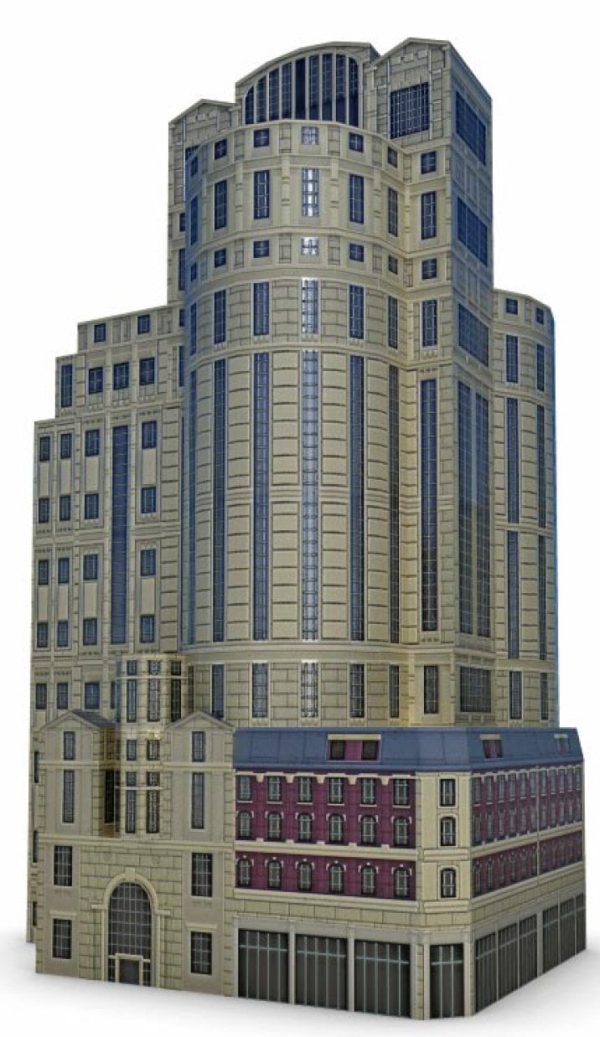 021-3d Models-Buildings & Villas-Tower