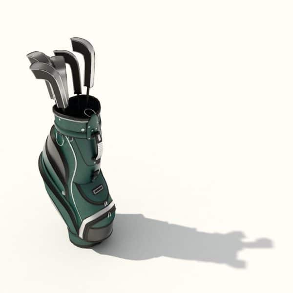 026-3d Models-Suitcases & Bags-Golf Bag
