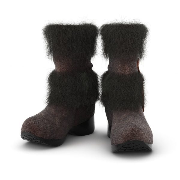 069-3d Models-Clothes-Women Boot
