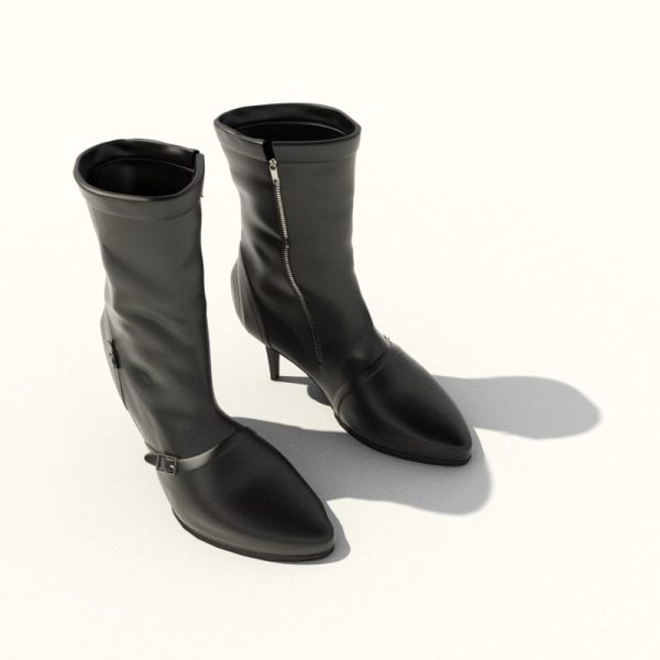 075-3d Models-Clothes-Women Boot