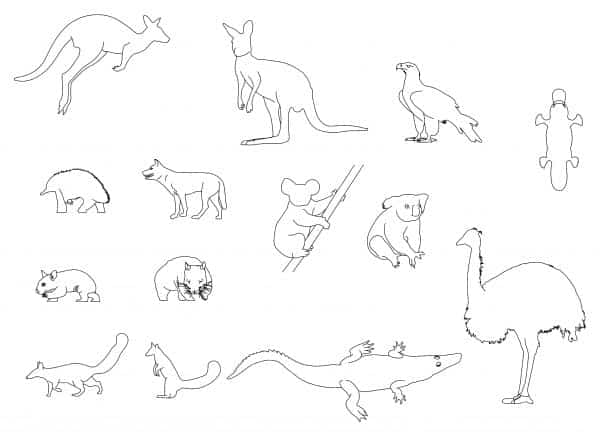 005-Australian_Animals-Cad-Blocks