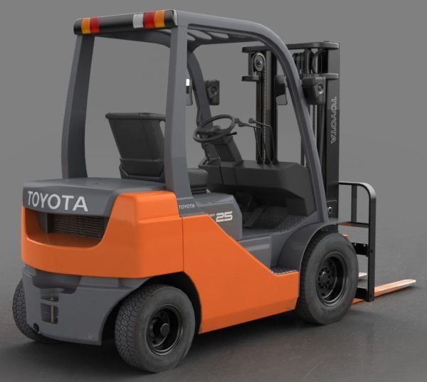 011-3d Models-Vans-Forklift