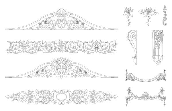 012-Decorative-Elements-Cad-Blocks