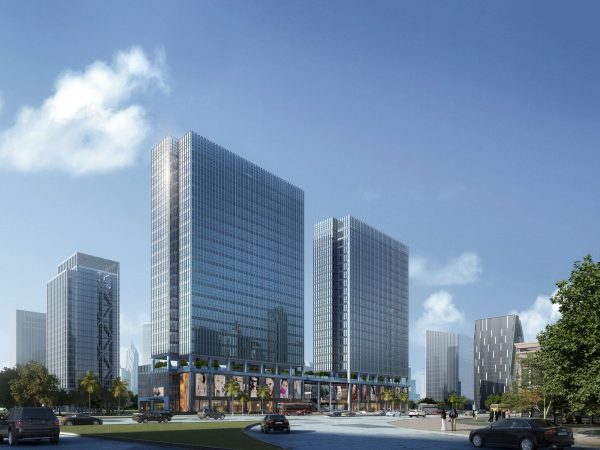 Twin Tower Exterior Scene 012