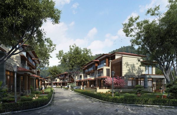 Compound Units Exterior Scene 012