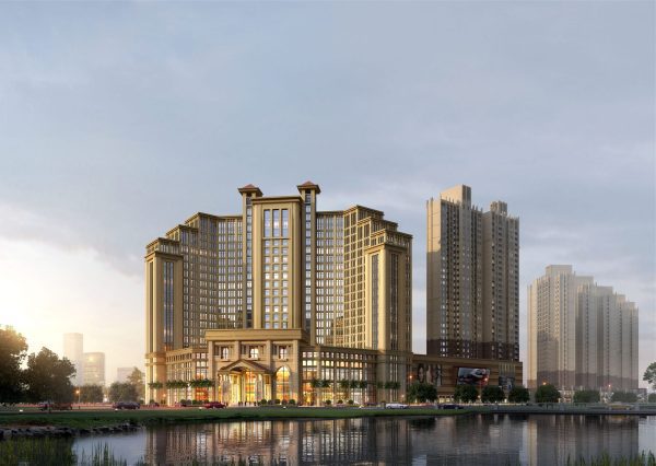014-Exterior Scenes-High-Rise Buildings-Mixed Use Building