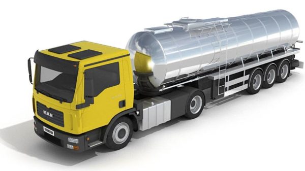 018- 3d Models-Gas Truck