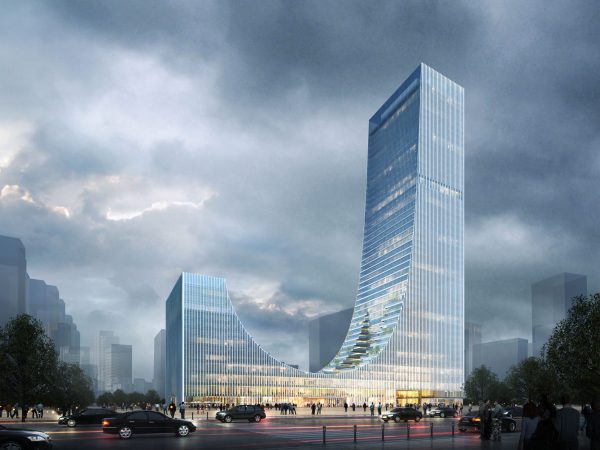 018-Exterior Scenes-High-Rise Buildings-Mixed Use Building