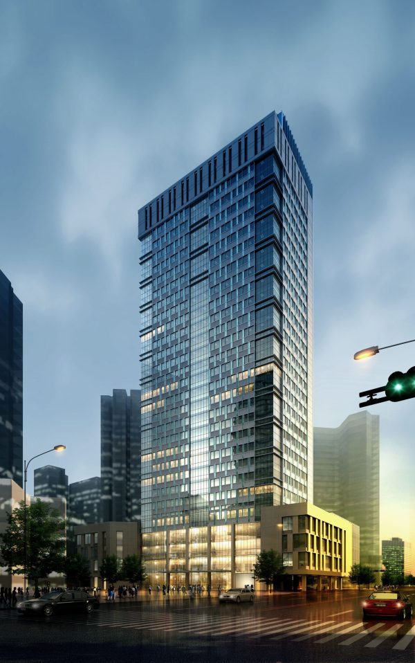 High Rise Building Exterior Scene 020