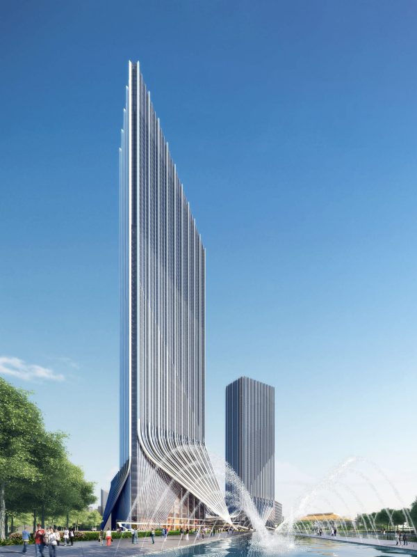 High Rise Building Exterior Scene 038