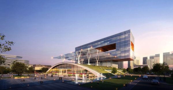 043-Exterior Scenes-Public Buildings-Mixed Use Building