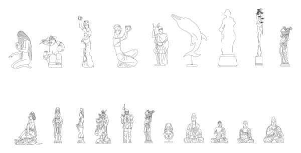 049-Statuette-Cad-Blocks