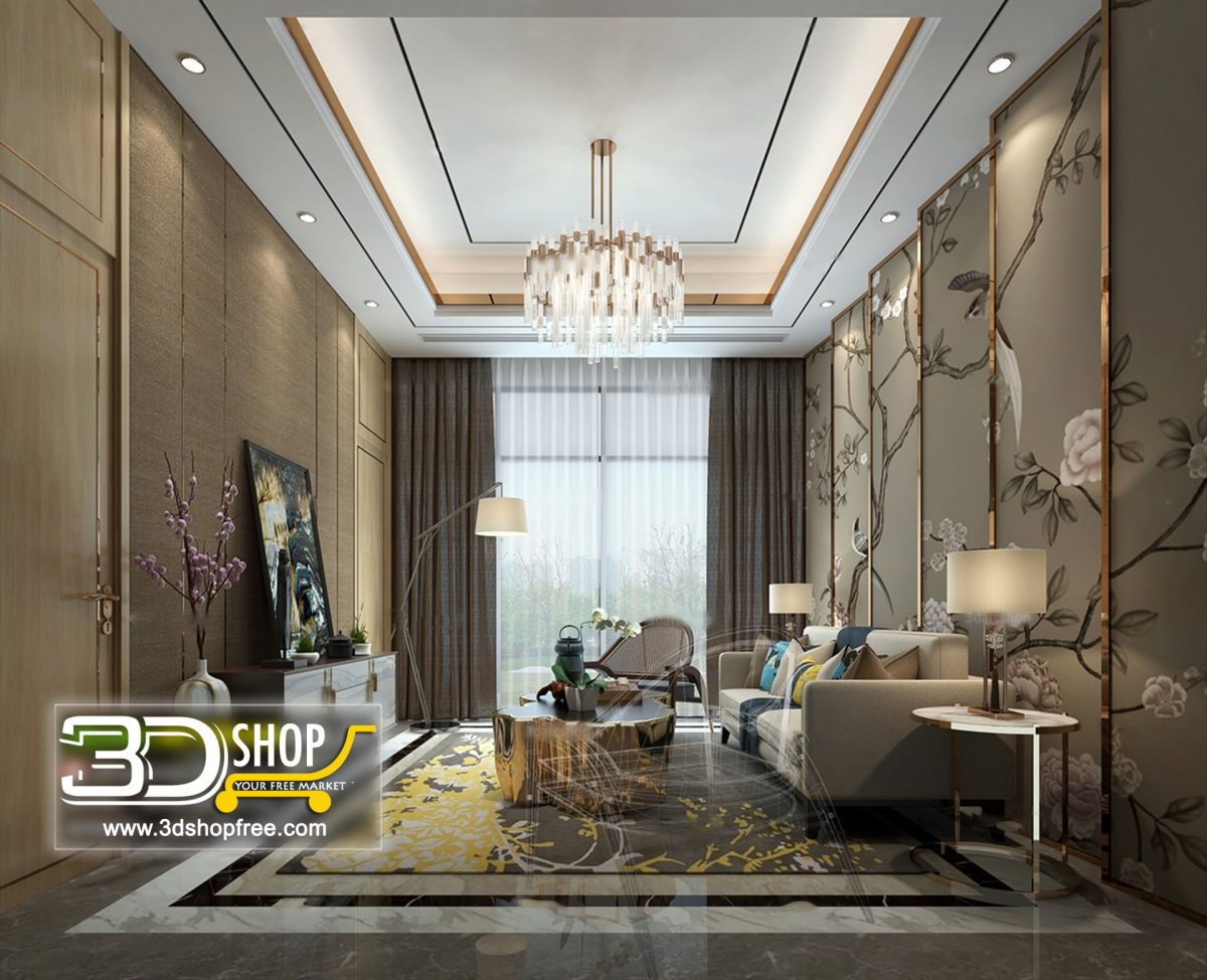 Interior Scenes Livingrooms Chinese style