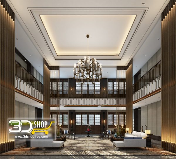 Living Room 3d Max Interior Scene 185